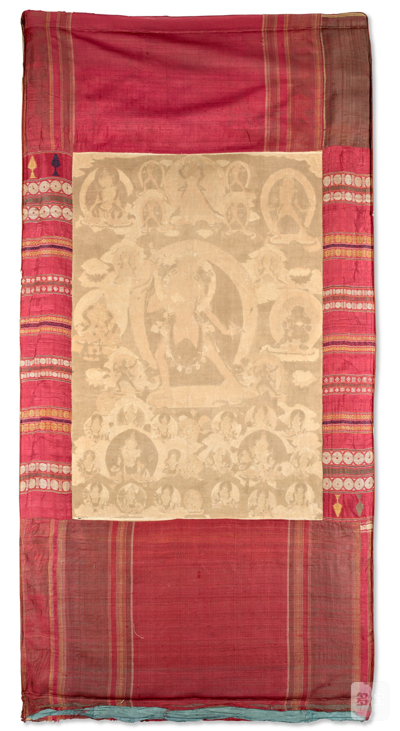 THANGKA REPRÉSENTANT VAJRAVARAHI  BHOUTAN, XVIIIE-XIXE SIÈCLE - 图9